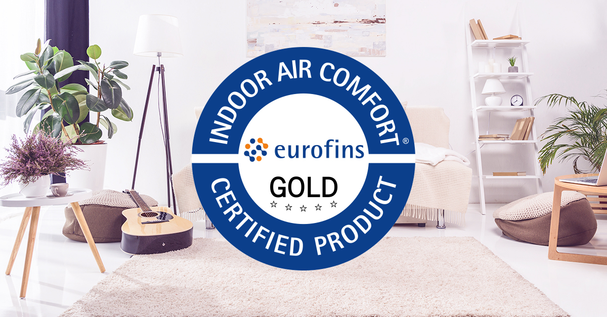 URSA obtient la certification GOLD pour la qualité de l'air intérieur